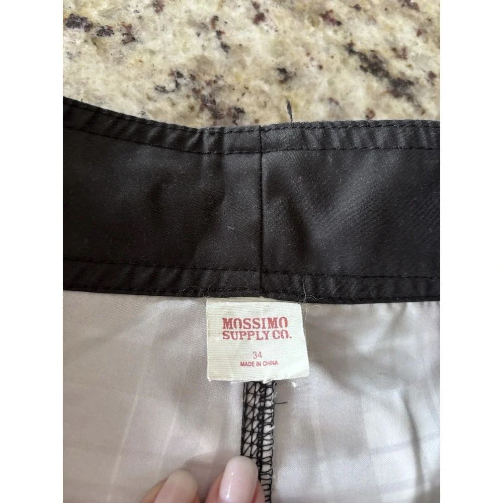Massimo Men's‎ Size 34 Swimsuit 9 Inch Inseam, Black White. 3510